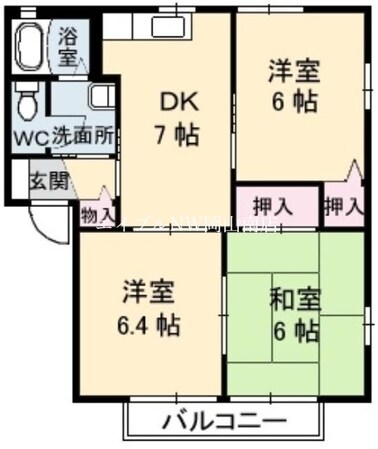 妹尾駅 徒歩14分 2階の物件間取画像